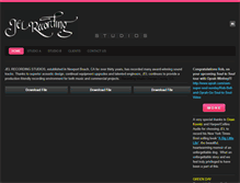 Tablet Screenshot of jelrecording.com